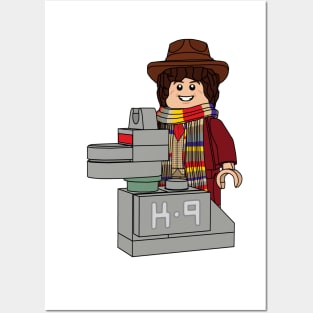 Lego Fourth Doctor Posters and Art